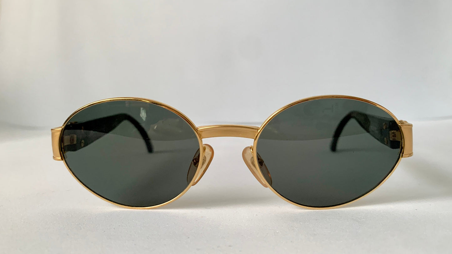 Christian Dior Vintage Sunglasses - 2910 golden oval 90s frames