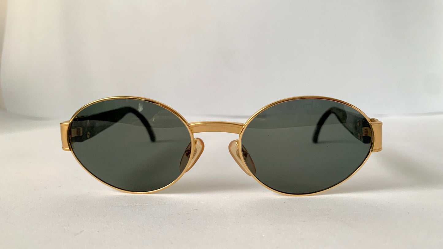Christian Dior Vintage Sunglasses - 2910 golden oval 90s frames