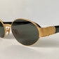 Christian Dior Vintage Sunglasses - 2910 golden oval 90s frames