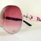 Christian Dior Vintage Sunglasses - Dior Logo 1 XL pink and silver frames