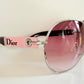 Christian Dior Vintage Sunglasses - Dior Logo 1 XL pink and silver frames