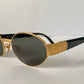 Christian Dior Vintage Sunglasses - 2910 golden oval 90s frames