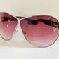 Christian Dior Vintage Sunglasses - Dior Logo 1 XL pink and silver frames