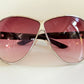 Christian Dior Vintage Sunglasses - Dior Logo 1 XL pink and silver frames