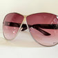 Christian Dior Vintage Sunglasses - Dior Logo 1 XL pink and silver frames