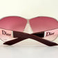 Christian Dior Vintage Sunglasses - Dior Logo 1 XL pink and silver frames