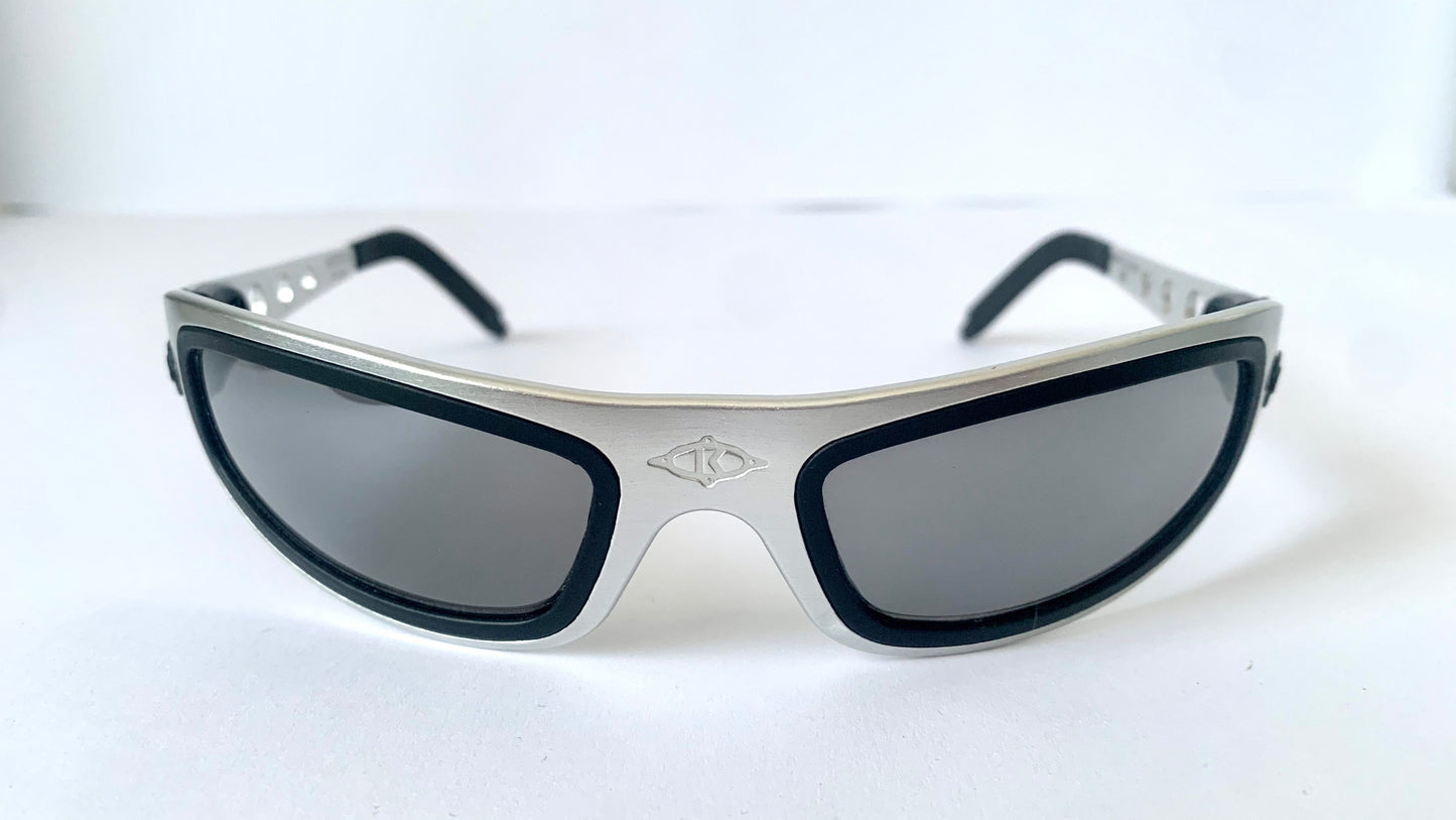 Killer Loop vintage 90s sunglasses - Vicious K0301 silver and black metal  frame