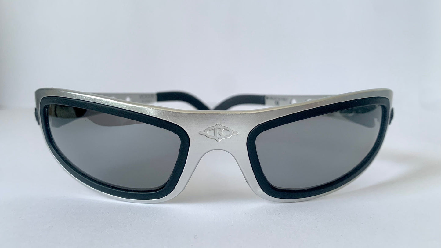 Killer Loop vintage 90s sunglasses - Vicious K0301 silver and black metal  frame