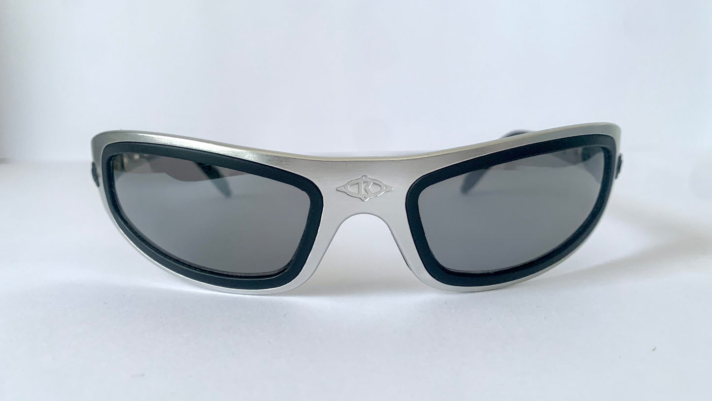 Killer Loop vintage 90s sunglasses - Vicious K0301 silver and black metal  frame