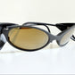 Vintage Bollé 90s sunglasses - wrap golden mirrored frames made in France