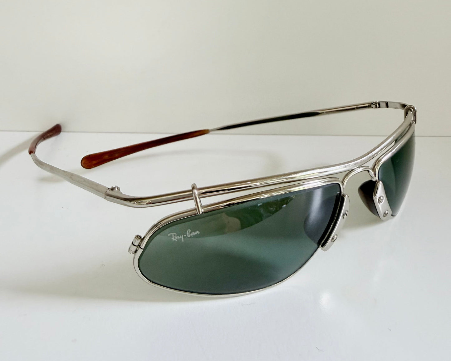 Ray Ban B&L USA Inertia W2466 silver vintage sunglasses