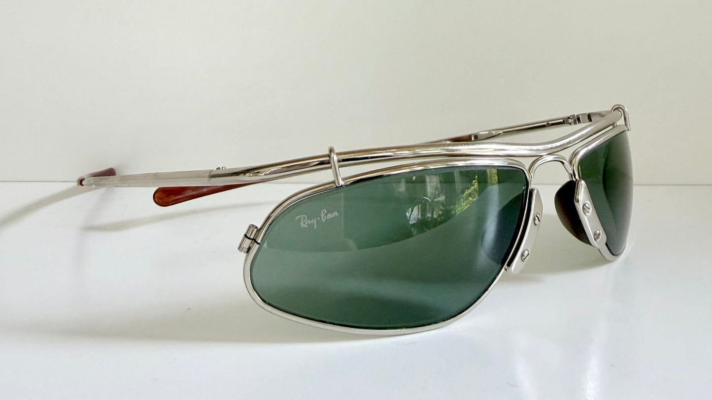 Ray Ban B&L USA Inertia W2466 silver vintage sunglasses