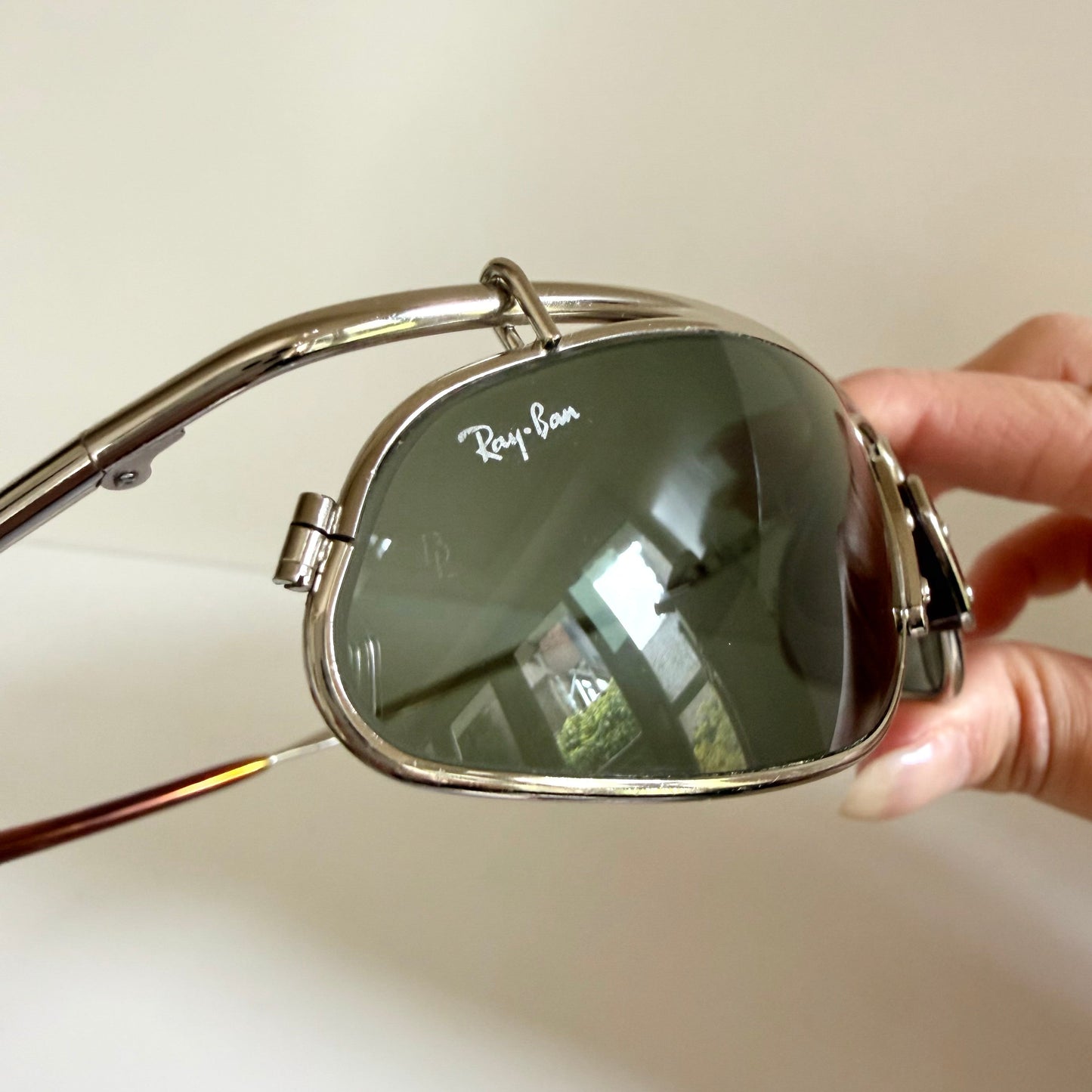 Ray Ban B&L USA Inertia W2466 silver vintage sunglasses