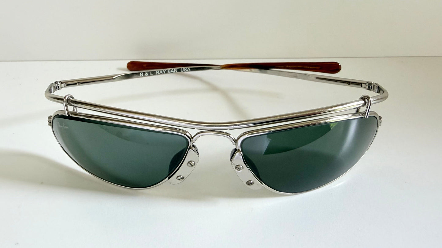 Ray Ban B&L USA Inertia W2466 silver vintage sunglasses