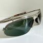 Ray Ban B&L USA Inertia W2466 silver vintage sunglasses
