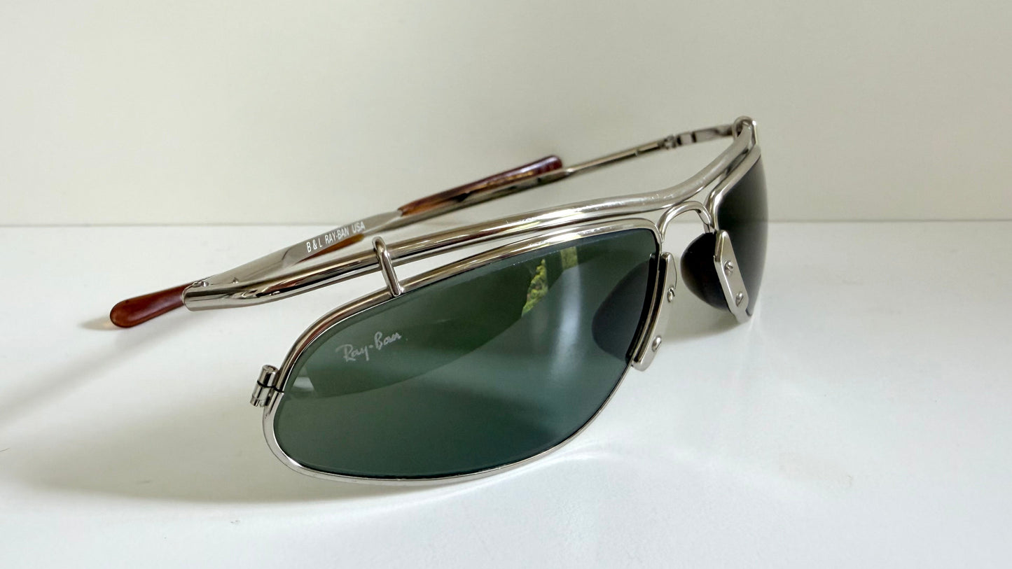 Ray Ban B&L USA Inertia W2466 silver vintage sunglasses