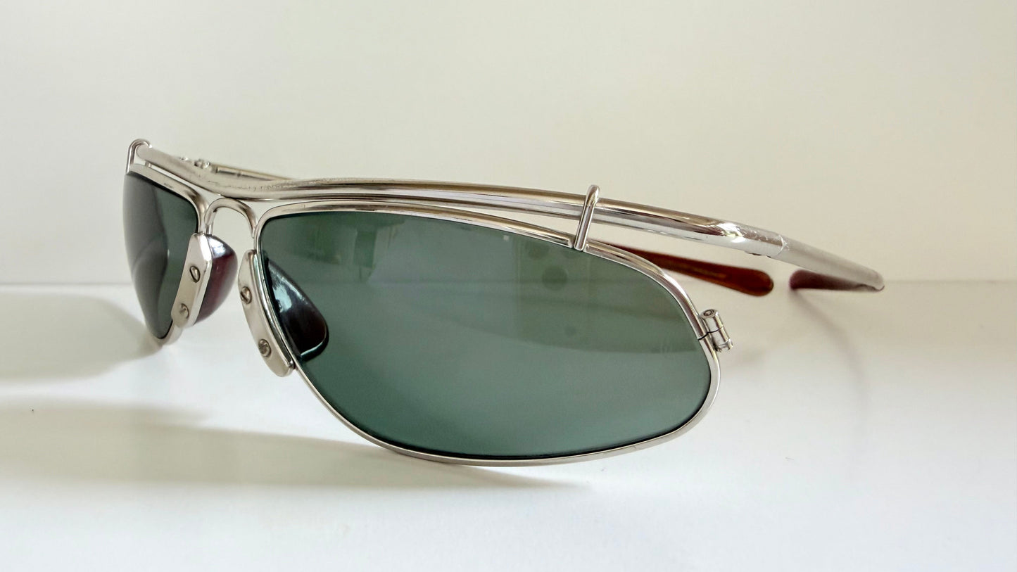 Ray Ban B&L USA Inertia W2466 silver vintage sunglasses