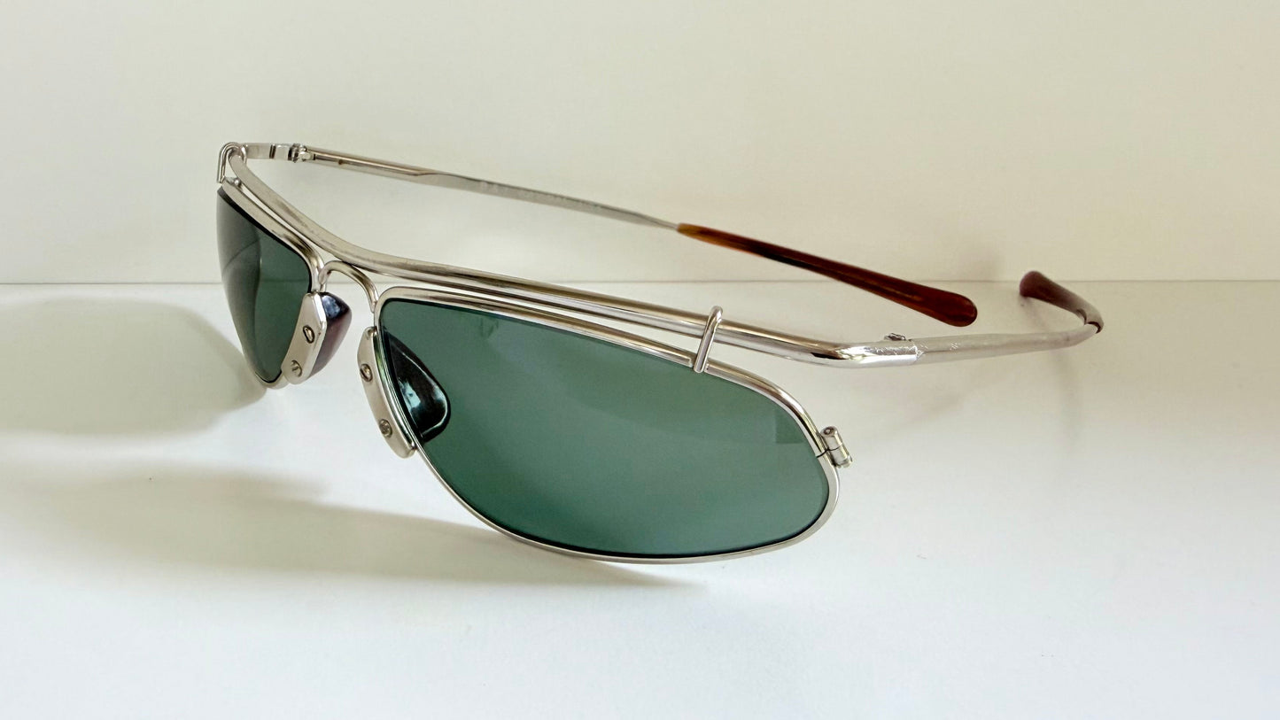 Ray Ban B&L USA Inertia W2466 silver vintage sunglasses