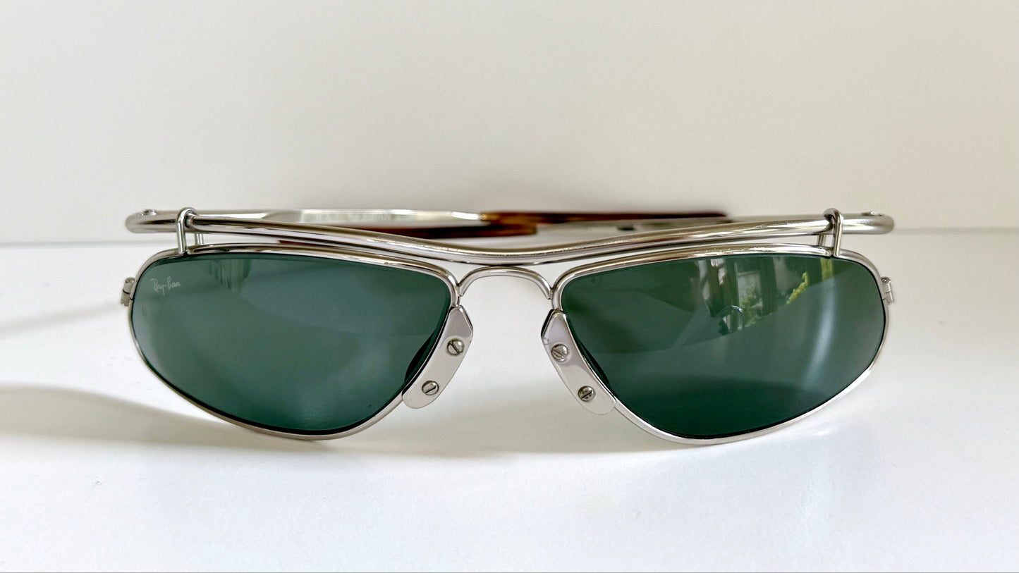 Ray Ban B&L USA Inertia W2466 silver vintage sunglasses