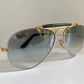 Ray Ban B&L Precious Metals Outdoorsman vintage sunglasses - 58mm 24K Gold and titanium plated frame