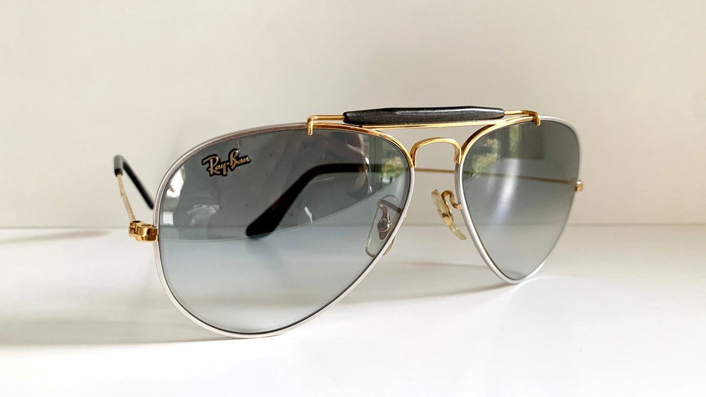Ray Ban B&L Precious Metals Outdoorsman vintage sunglasses - 58mm 24K Gold and titanium plated frame