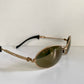 Ray Ban B&L USA vintage sunglasses - rare W2307 Orbs Ellipse golden mirrored frame