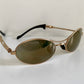 Ray Ban B&L USA vintage sunglasses - rare W2307 Orbs Ellipse golden mirrored frame
