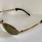 Ray Ban B&L USA vintage sunglasses - rare W2307 Orbs Ellipse golden mirrored frame