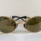 Ray Ban B&L USA vintage sunglasses - rare W2307 Orbs Ellipse golden mirrored frame