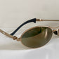 Ray Ban B&L USA vintage sunglasses - rare W2307 Orbs Ellipse golden mirrored frame
