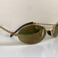 Ray Ban B&L USA vintage sunglasses - rare W2307 Orbs Ellipse golden mirrored frame