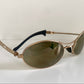 Ray Ban B&L USA vintage sunglasses - rare W2307 Orbs Ellipse golden mirrored frame