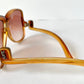 Yves Saint Laurent 80s vintage sunglasses - 7771 XL YSL brown frames