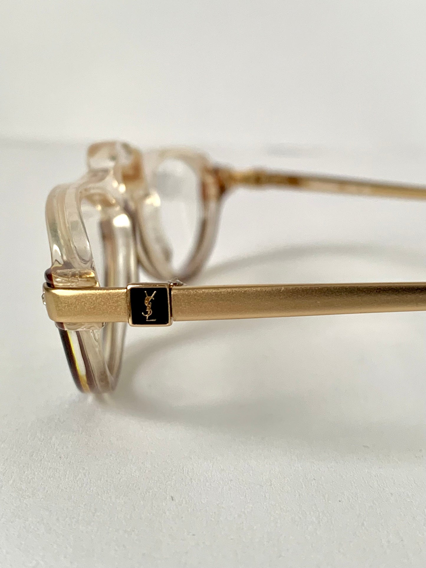 Yves Saint Laurent vintage glasses - cat eye 80s half-moon frames
