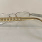 Christian Dior Vintage reading glasses - 3511 half moon silver frames