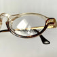 Yves Saint Laurent vintage glasses - cat eye 80s half-moon frames