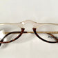 Yves Saint Laurent vintage glasses - cat eye 80s half-moon frames