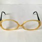 Christian Dior 80s vintage glasses - yellow and black frame