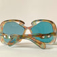 Silhouette 70s XXL oversized sunglasses - 568 blue frames