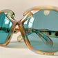 Silhouette 70s XXL oversized sunglasses - 568 blue frames