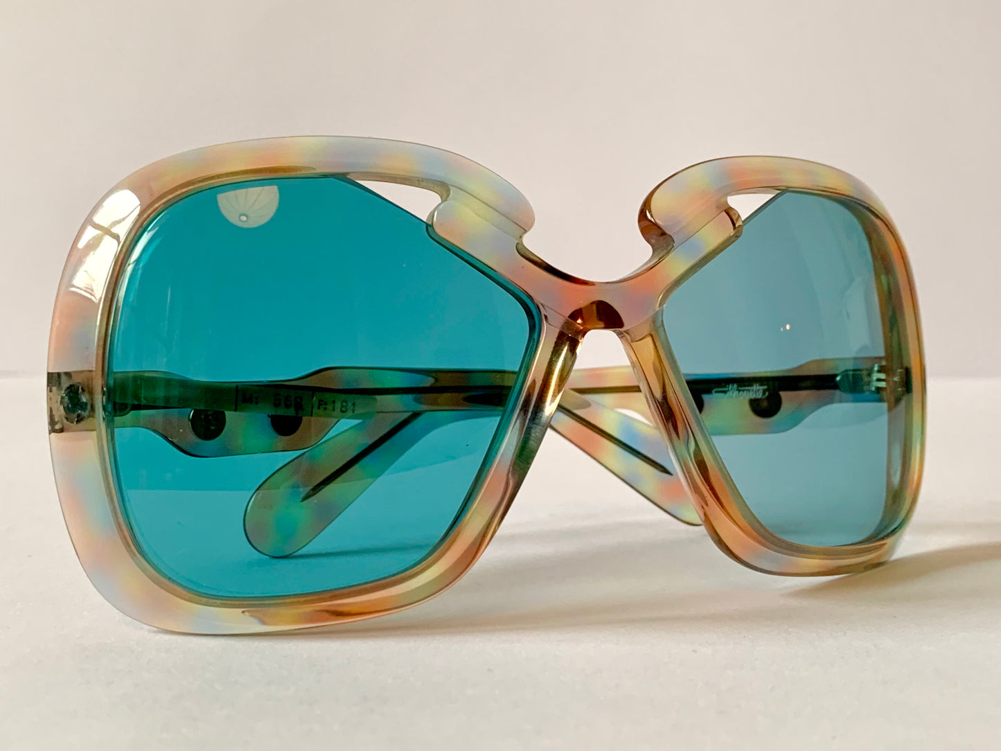 Silhouette 70s XXL oversized sunglasses - 568 blue frames