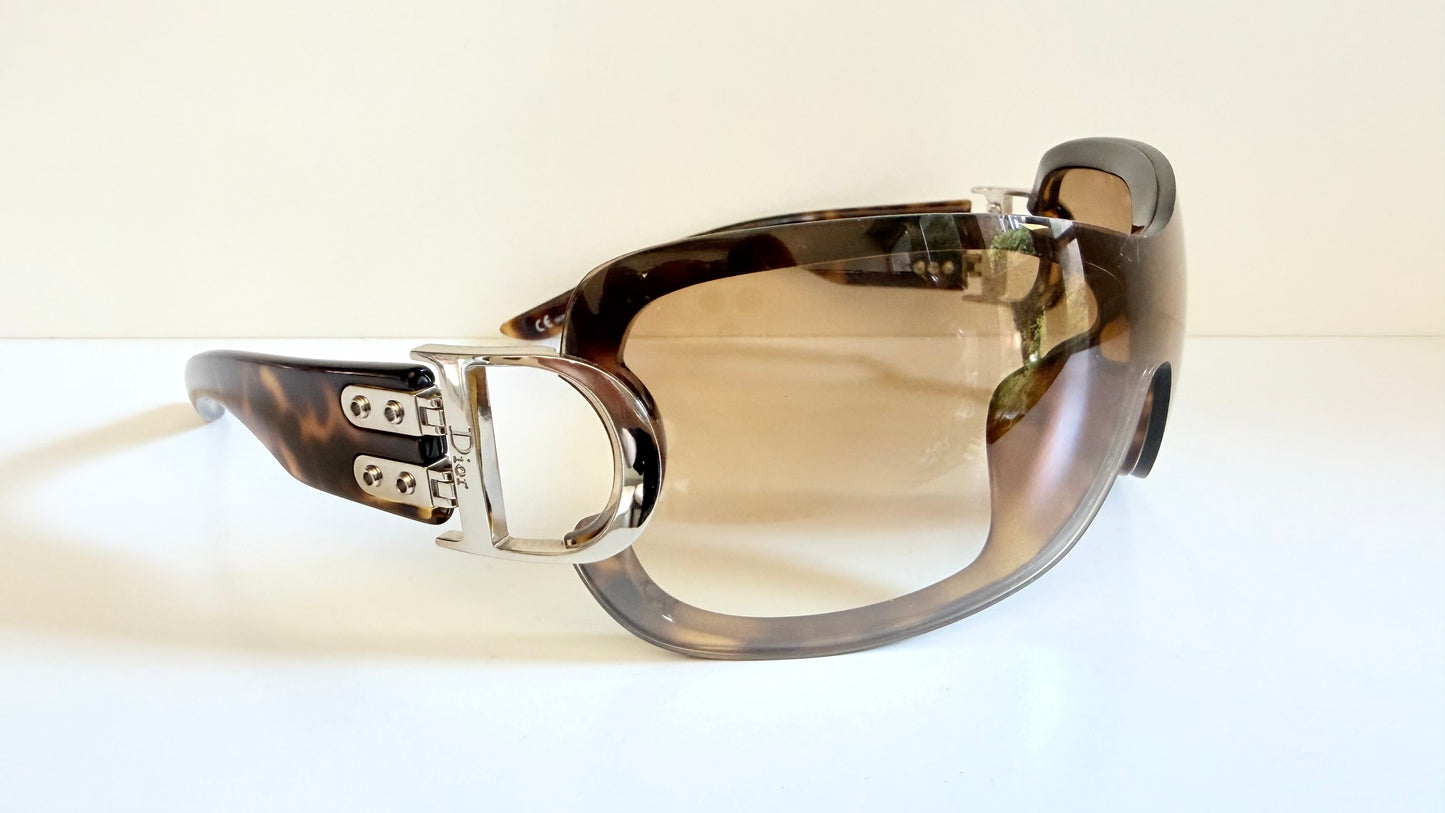 Christian Dior Vintage Sunglasses - Y2K Airspeed 2 shield XL frames NOS