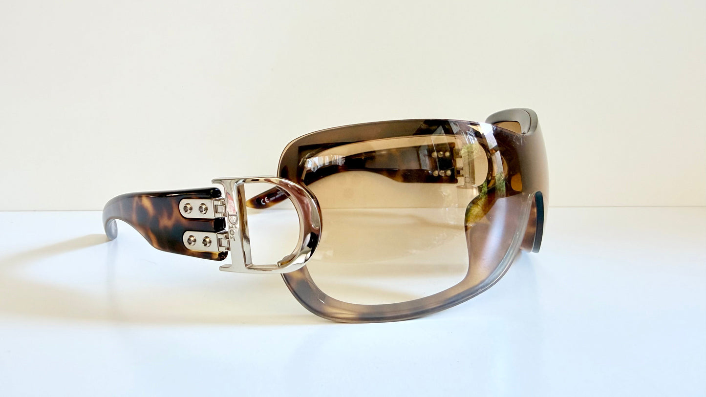 Christian Dior Vintage Sunglasses - Y2K Airspeed 2 shield XL frames NOS
