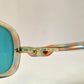 Silhouette 70s XXL oversized sunglasses - 568 blue frames