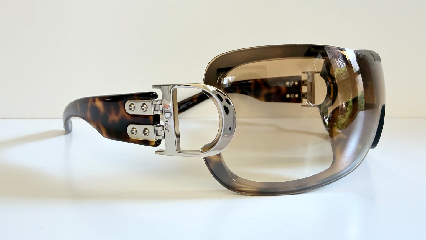Christian Dior Vintage Sunglasses - Y2K Airspeed 2 shield XL frames NOS