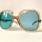 Silhouette 70s XXL oversized sunglasses - 568 blue frames