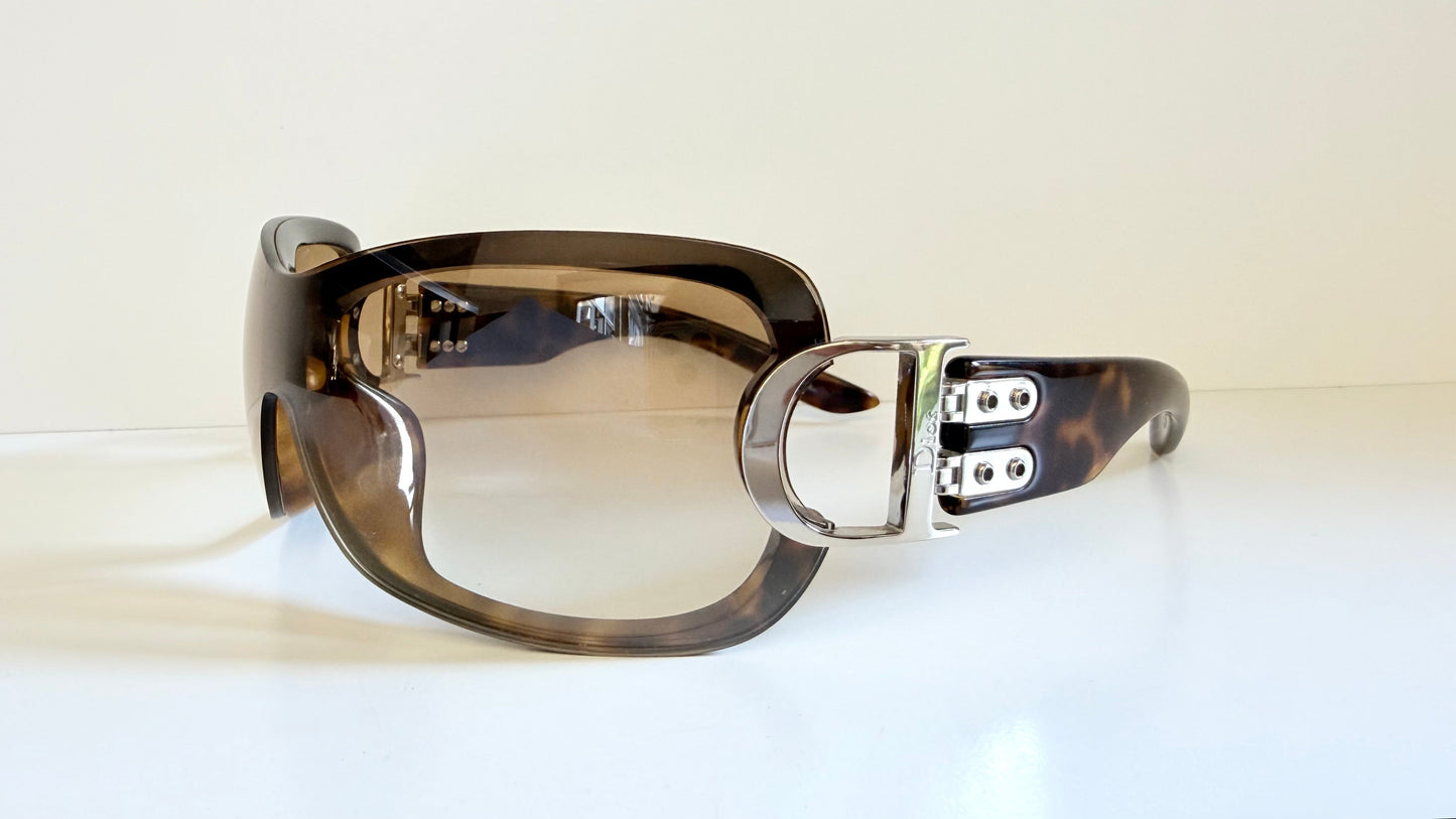 Christian Dior Vintage Sunglasses - Y2K Airspeed 2 shield XL frames NOS