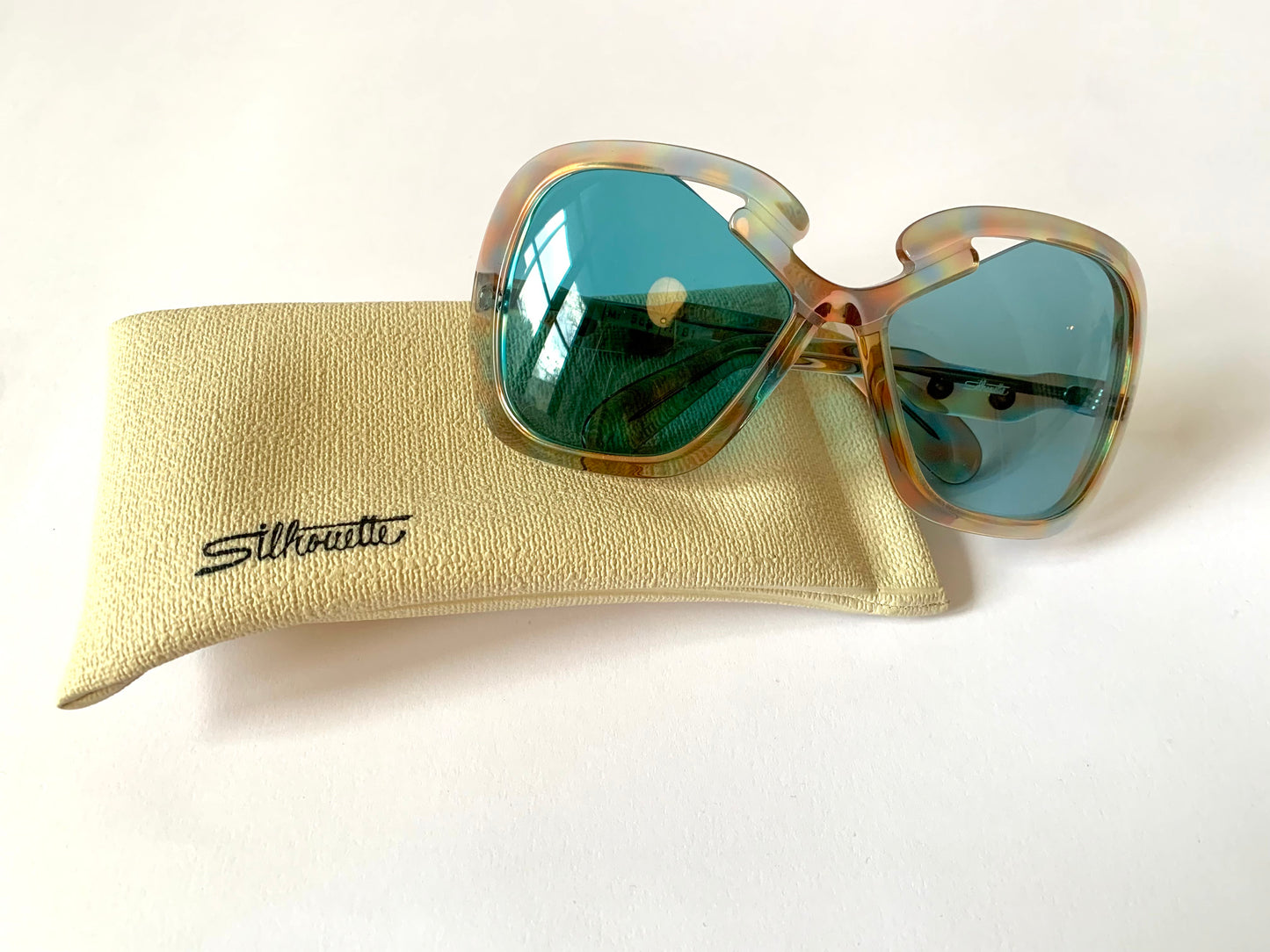 Silhouette 70s XXL oversized sunglasses - 568 blue frames