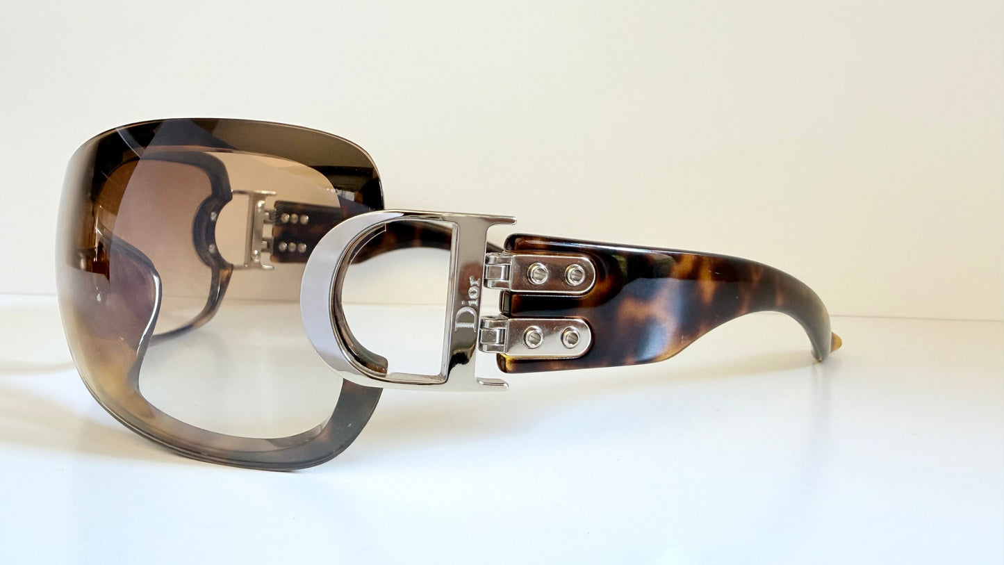 Christian Dior Vintage Sunglasses - Y2K Airspeed 2 shield XL frames NOS