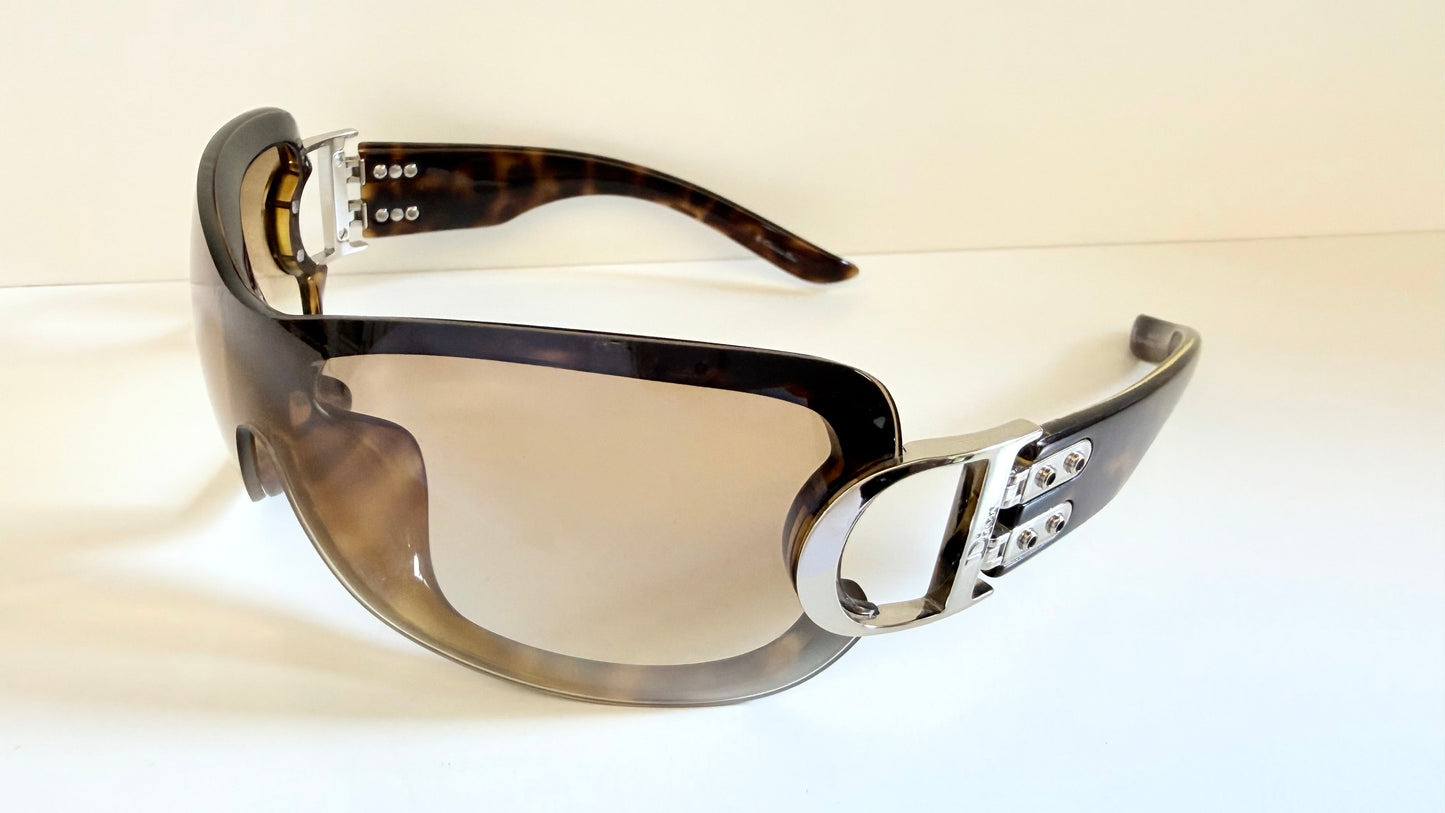 Christian Dior Vintage Sunglasses - Y2K Airspeed 2 shield XL frames NOS